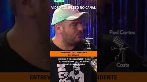 ENTREVISTA COM BOLSONARO #shorts #entrevista #batepapo #bolsonaro #presidentebolsonaro