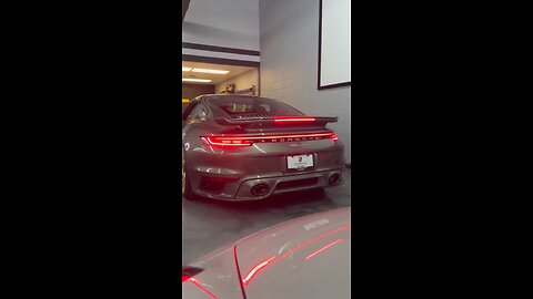 PORSCHE 992 TURBO S SHOOTING SPARKS