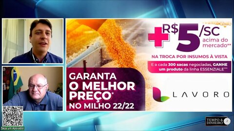 Milho com R$ 5,00 reais a mais nas lojas da Lavoro em MT e RO safra 22