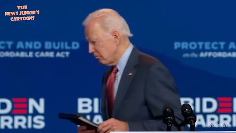 Biden keeps blaming Trump for everything in Wilmington, DE.