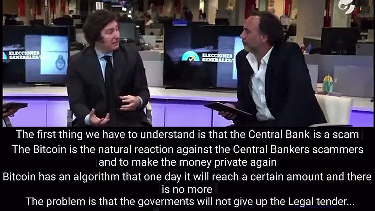 Javier Milei is speaking like Argentina may become the next El Salvador 🪙✊