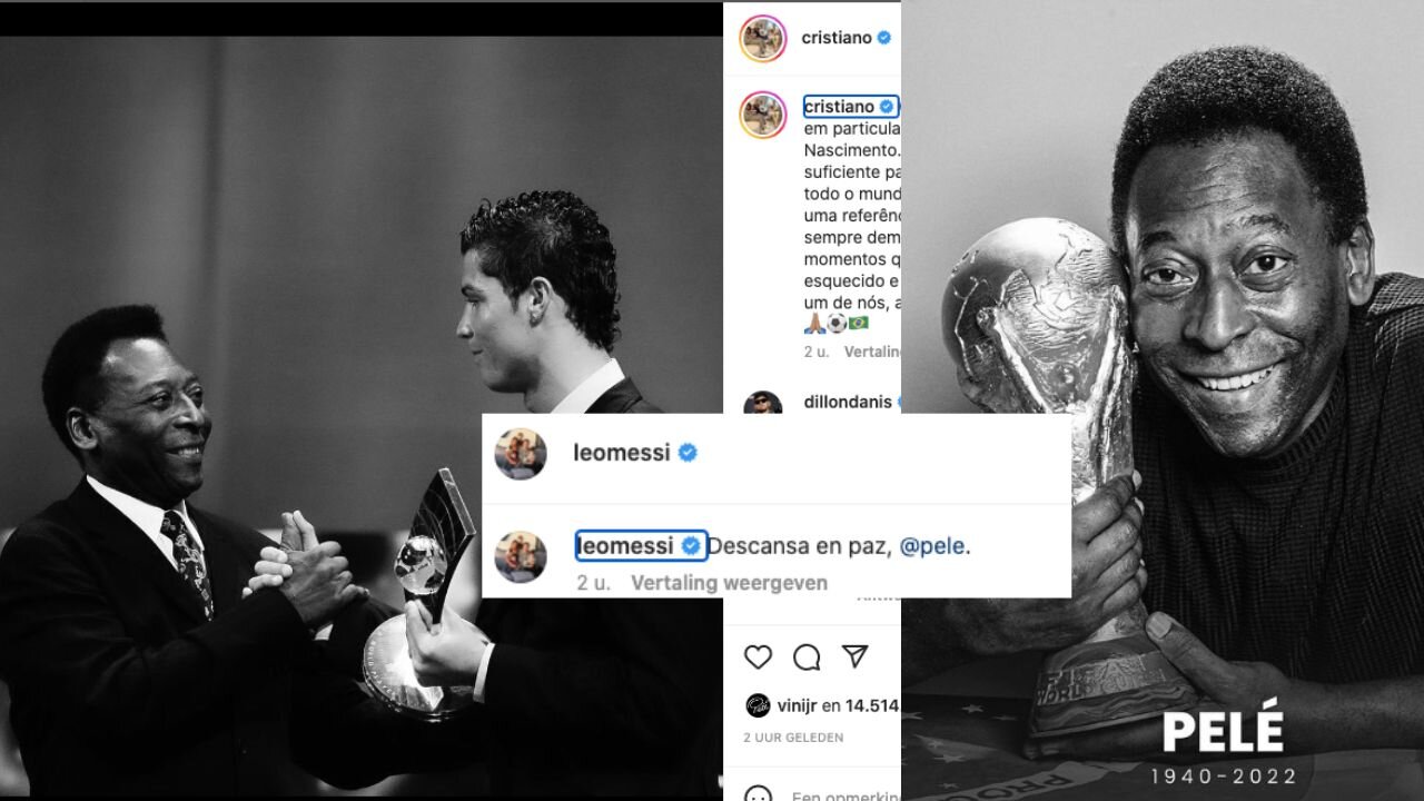 Footballers react to Pele's Passing 😔