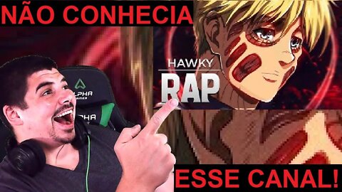 REACT O QUÃO CRUEL ESSE MUNDO ERA Cinematic Armin Shingeki no Kyojin Hawky - MELHOR DO MUNDO