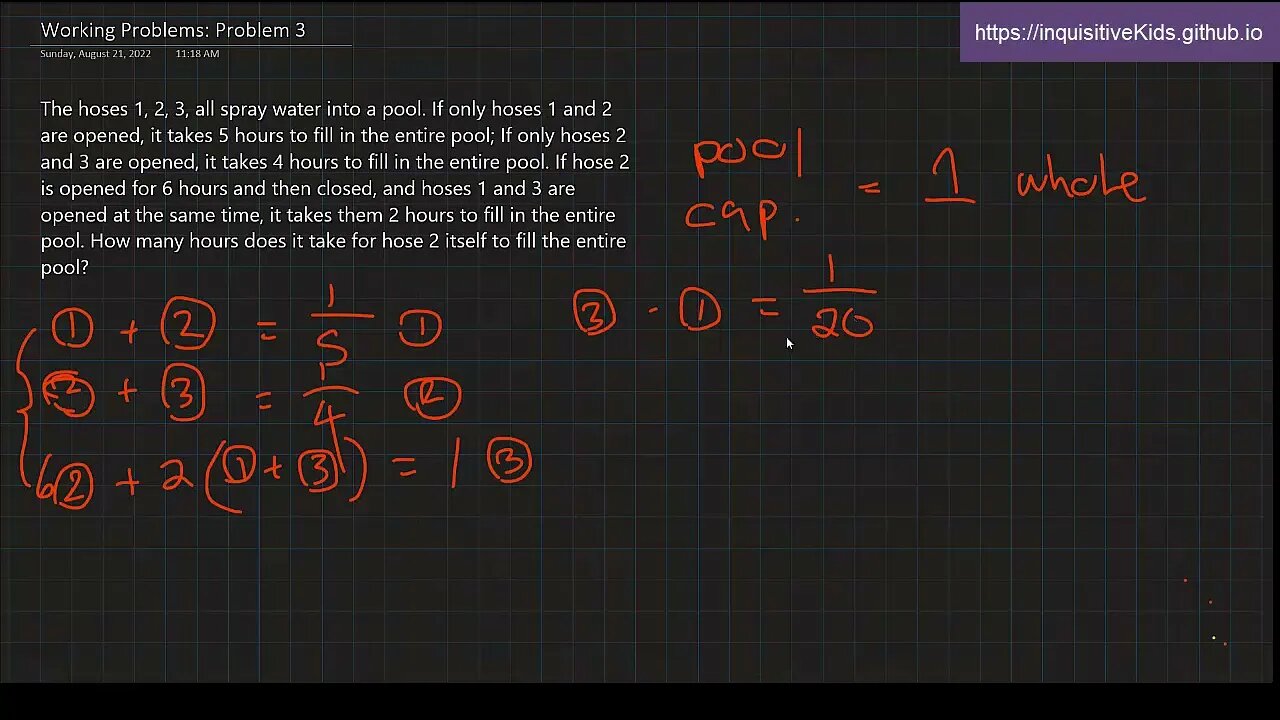 6th Grade Working/Engineering Problems: Problem 3