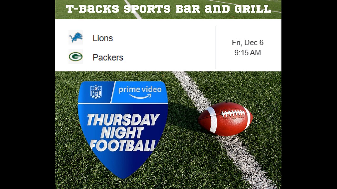 T-Backs Sports Bar and Grill Sports Schedule and Chicken Fajitas special for Friday Dec 06, 2024