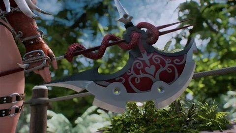 Skyrim Rory's Halberd (three colors) LE/SE