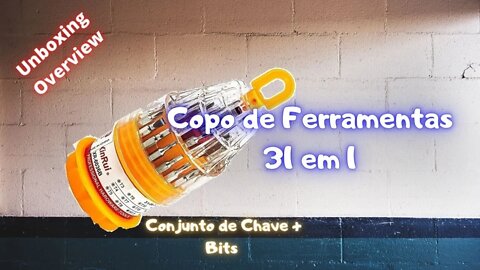 Conjunto de Ferramentas 31 em 1 - Copo com Chave + Bits - Chaves de Precisão | Geekmedia