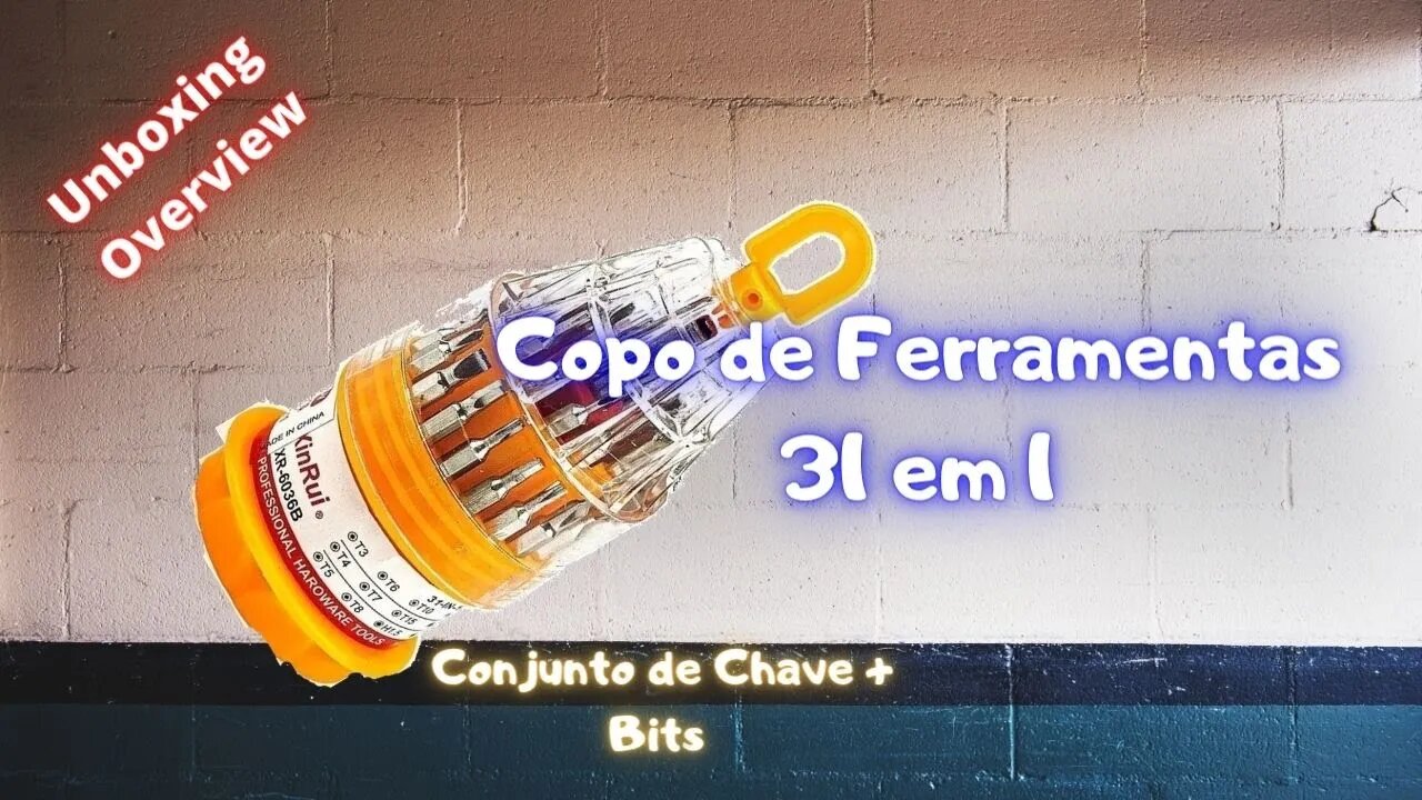 Conjunto de Ferramentas 31 em 1 - Copo com Chave + Bits - Chaves de Precisão | Geekmedia