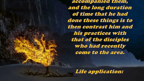 Daily Bible Verse Commentary - Acts 8:11