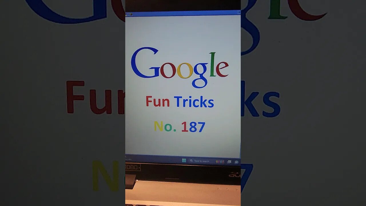 Google fun tricks no.187 (patience is a virtue) #shorts #youtubeshorts