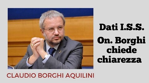 🔴 On. Claudio Borghi ed i "dati grezzi" dell'Istituto Superiore di Sanità.