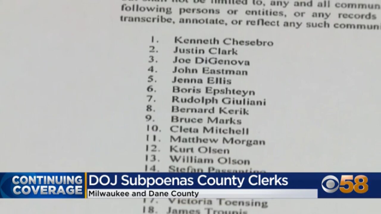 And The Beat Goes On | Biden's Weaponized DOJ Subpoenaed WI Election Officials