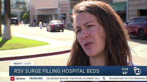 RSV surge filling hospital beds