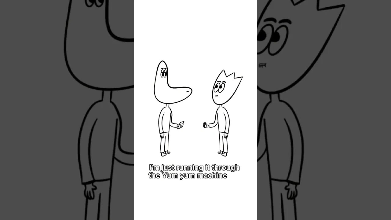 yum yum machine #shorts #animation #funny #comedy #coffee #sarcasm #sayleanimations