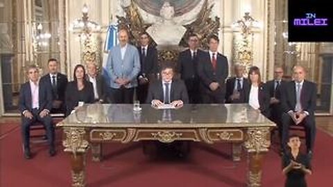 President Javier Milei Addresses Argentina With Profound Changes To The Economy