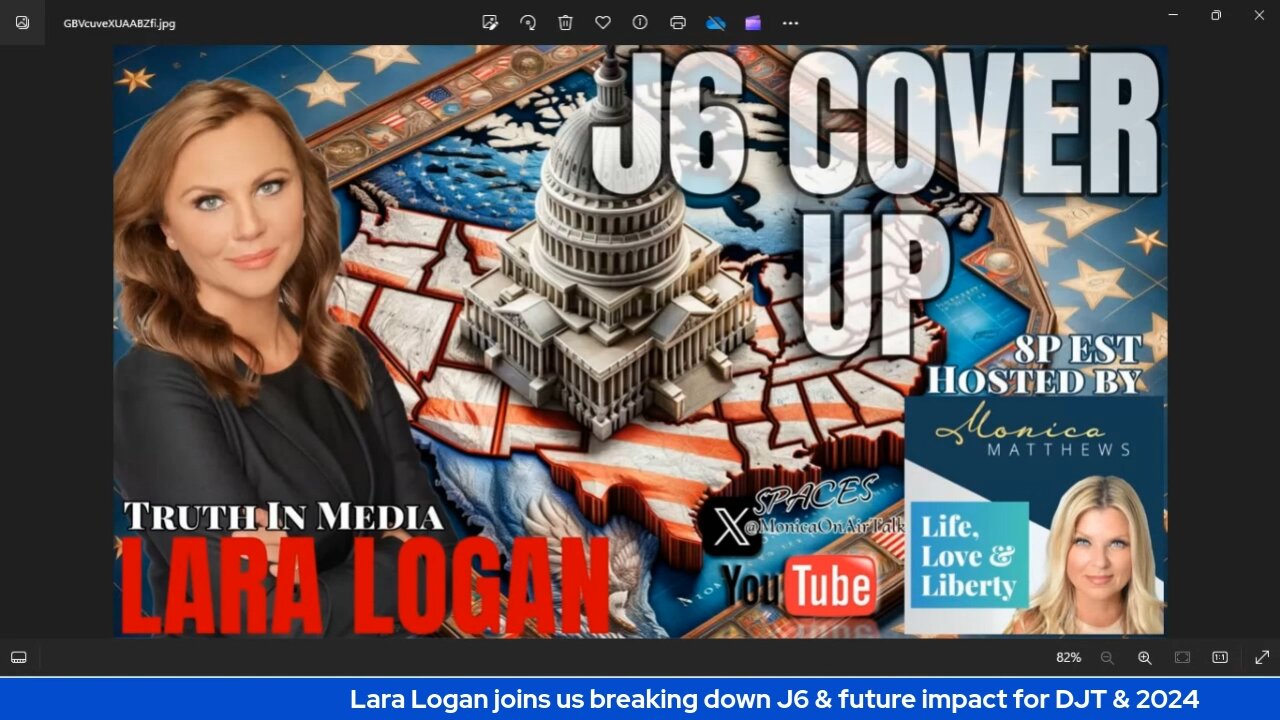 Lara Logan joins us breaking down J6 & future impact for DJT & 2024