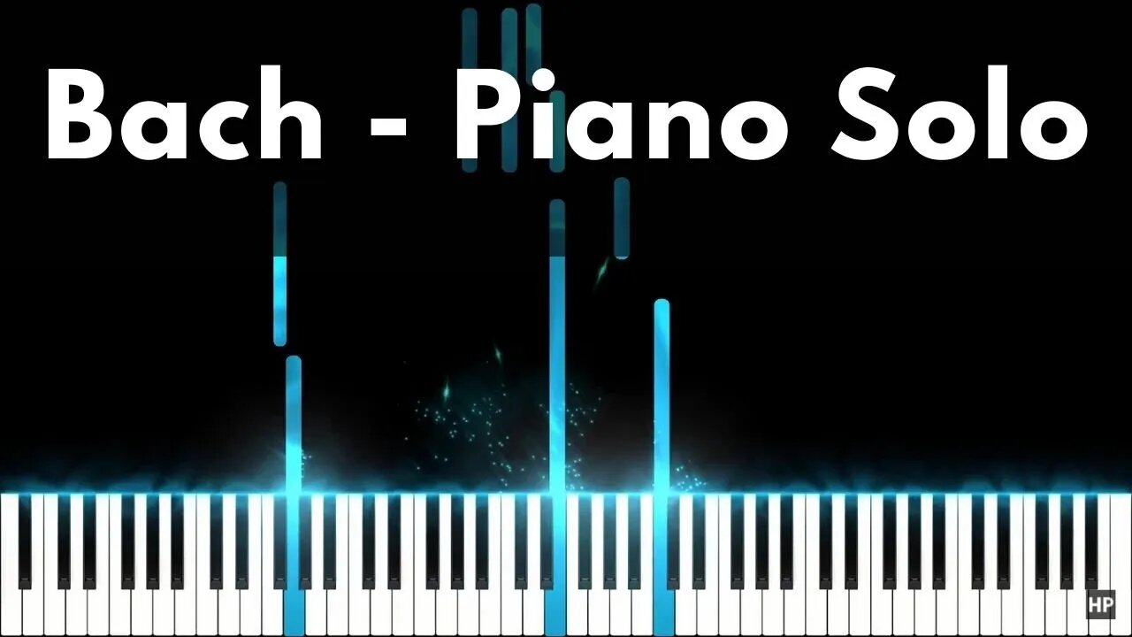 Bach - Air on the G String Piano Solo / Hard Piano Tutorial