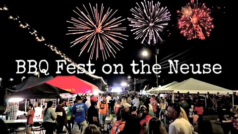 BBQ Fest On The Neuse 2022 - FIREWORKS Display (Kinston, NC)