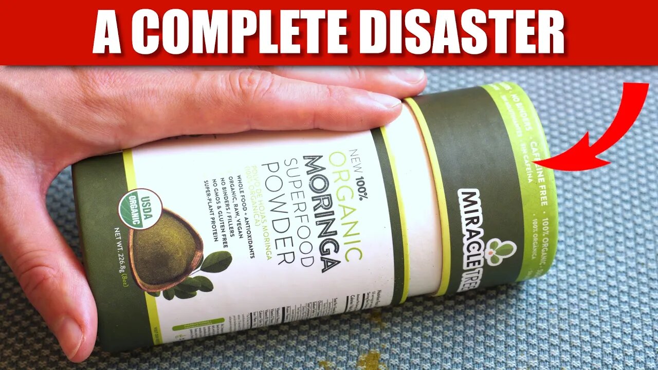 Unboxing Miracle Tree 100% Organic Moringa Superfood Powder 8 oz 226 8 g