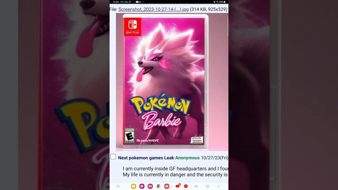 new Pokémon games leaked
