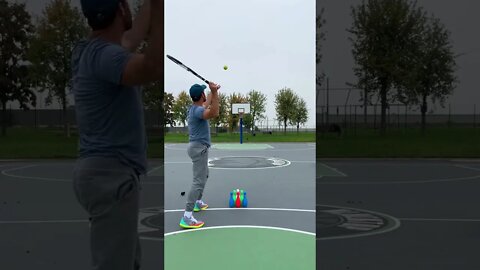 Tennis Strike Tricks #shorts