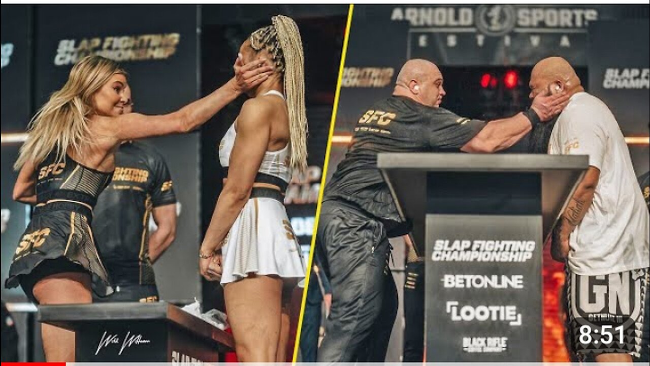The HARDEST Slaps From Slap Fighting Championship