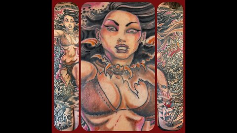 Warrior sorceress back piece