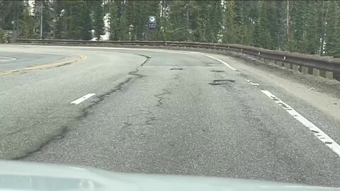 Drivers say the potholes on Berthoud Pass are the worst they've ever been