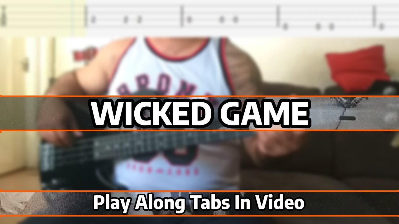 Chris Isaak - Wicked Game - Bass Cover & Tabs