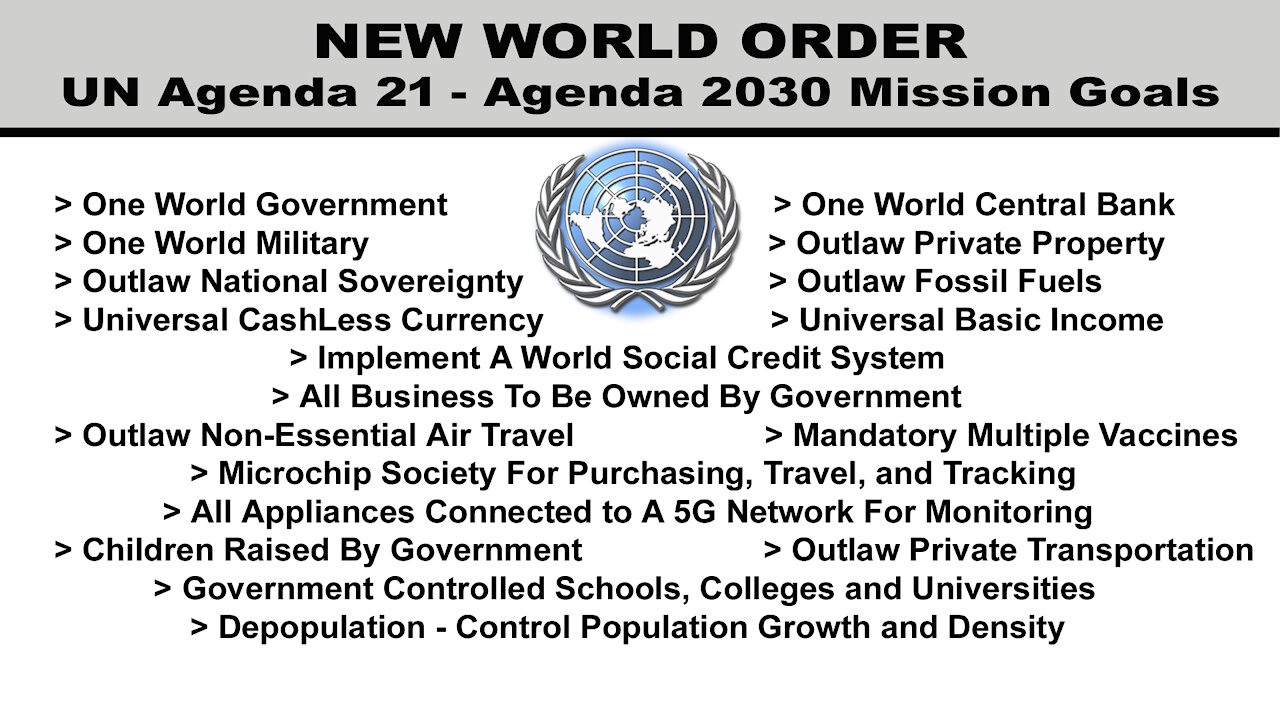 Agenda 21 - The U.N. Agenda for the 21st Century