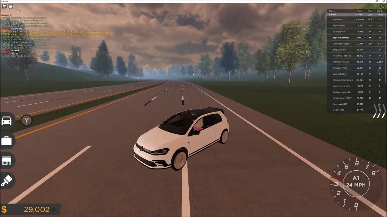 My First Drive In Wayfort Beta - I Reached The Edge Of The Map! - Roblox Gameplay - Blox n Stuff
