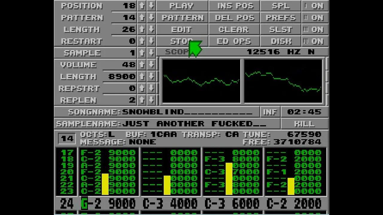 Atari ST Protracker Mods - Snowblind