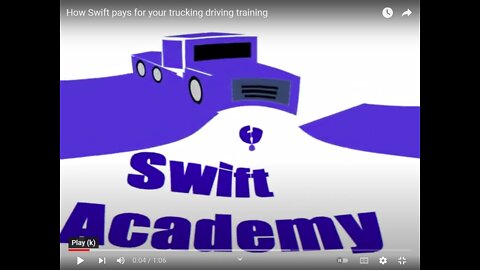 How Swift pays for your trucking driving training
