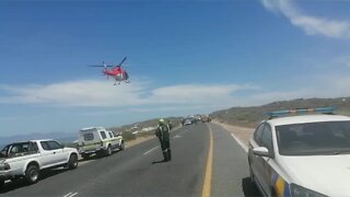 Two Vehicles involved in a head in collision