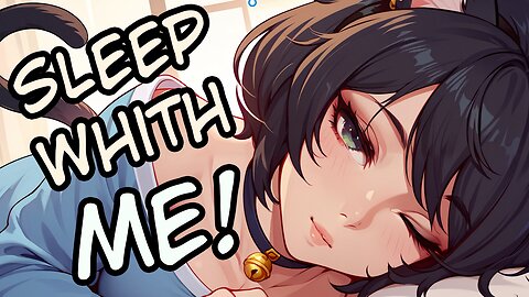 [3DIO ASMR] Catgirl Girlfriend Waits For YOU To Get Home! [Sleeping Sounds / PURRING]