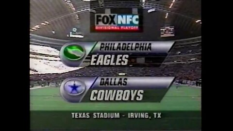 1996-01-07 NFC Divisional Philadelphia Eagles vs Dallas Cowboys
