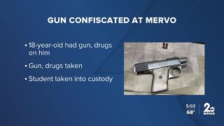 Officials recovered gun at Mervo High School in Baltimore