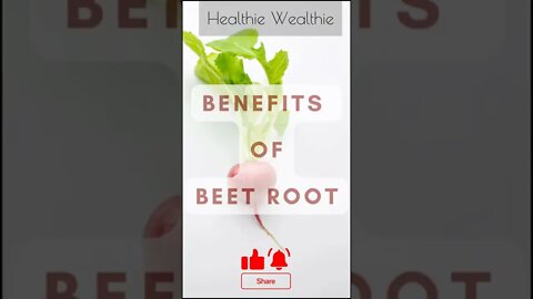 Benefits of Beet Root: The Healthiest Food on Earth || Healthie Wealthie