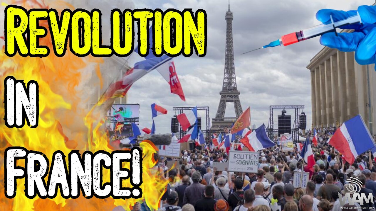 IT'S HAPPENING! - REVOLUTION In France! - Millions Say NO To Vaccine Passports! - Italy JOINS!