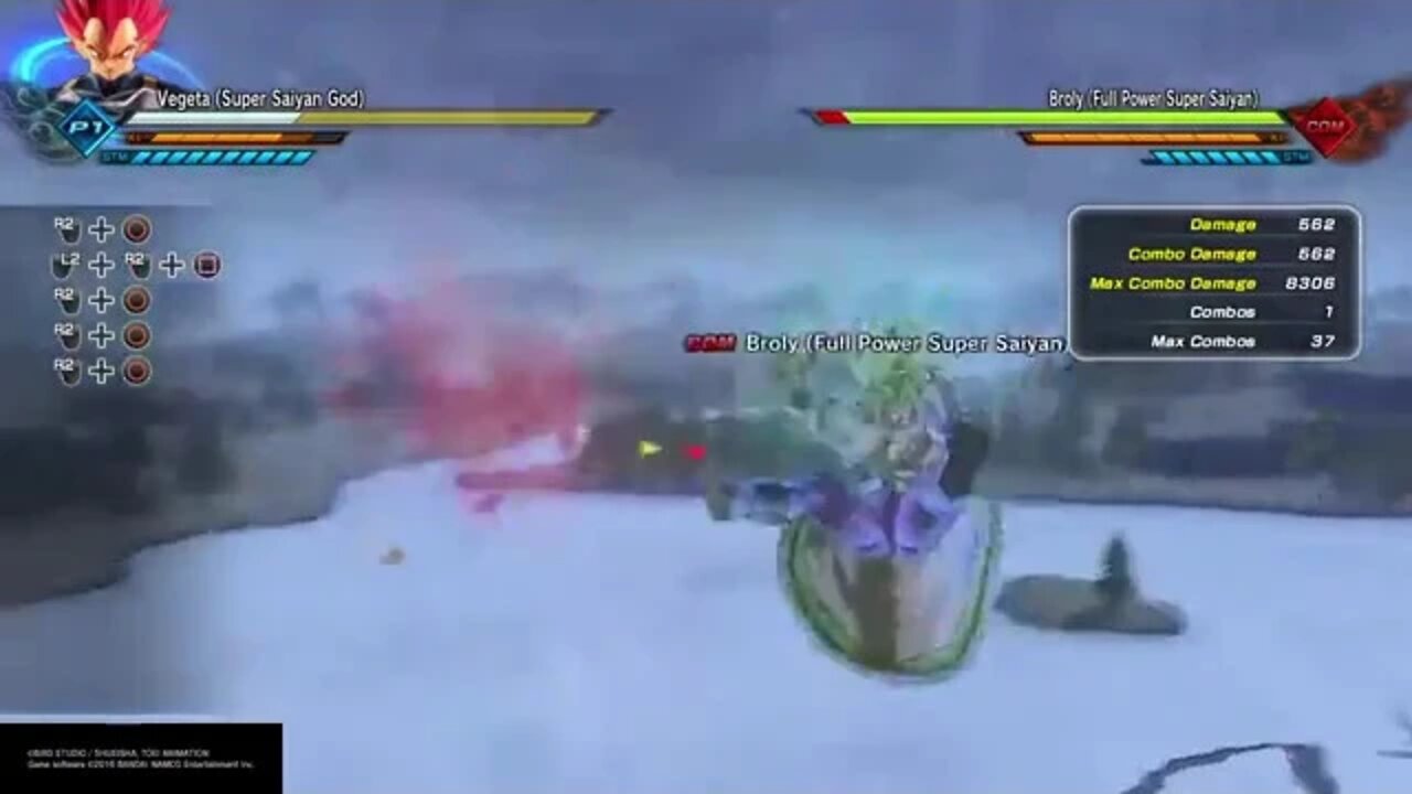 SSG Vegeta Niagara Pummel (Raid Blast)