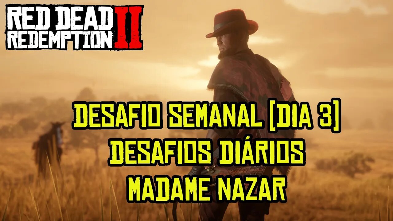 RED DEAD ONLINE CONJUNTO DE CABELEIREIRO, MADAME NAZAR E DESAFIOS DIÁRIOS