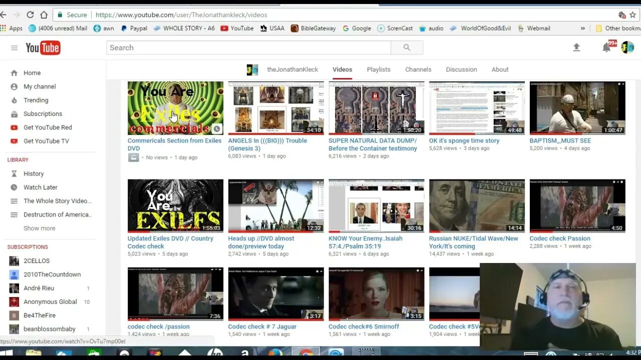 Container testimony T V commercials update - Jonathan Kleck