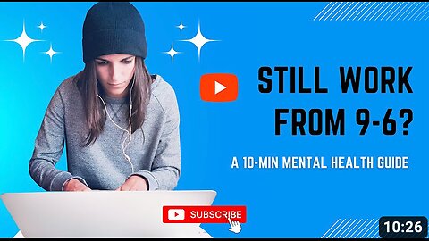 Why Many Know the Conventional 9-6 Office Route is Bad for Mental Health but Still Follow the Herd?