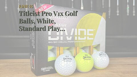 Titleist Pro V1x Golf Balls, White, Standard Play Numbers (1-4), One Dozen