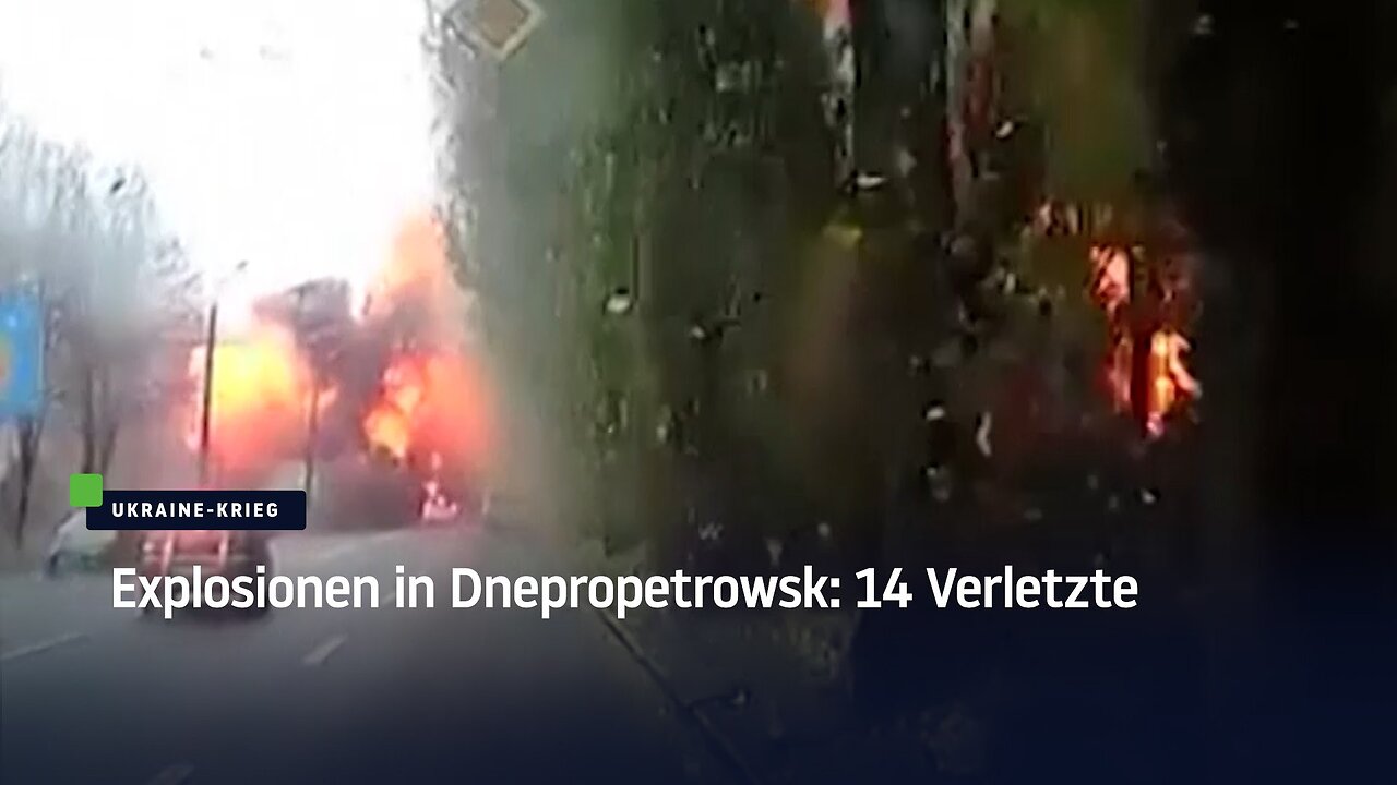 Explosionen in Dnepropetrowsk: 14 Verletzte