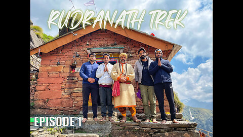 Beautiful Hidden Place in Mountains Rudranath temple India ep01