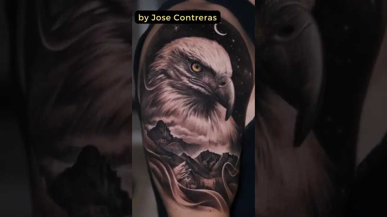 Stunning work by Jose Contreras #shorts #tattoos #inked #youtubeshorts