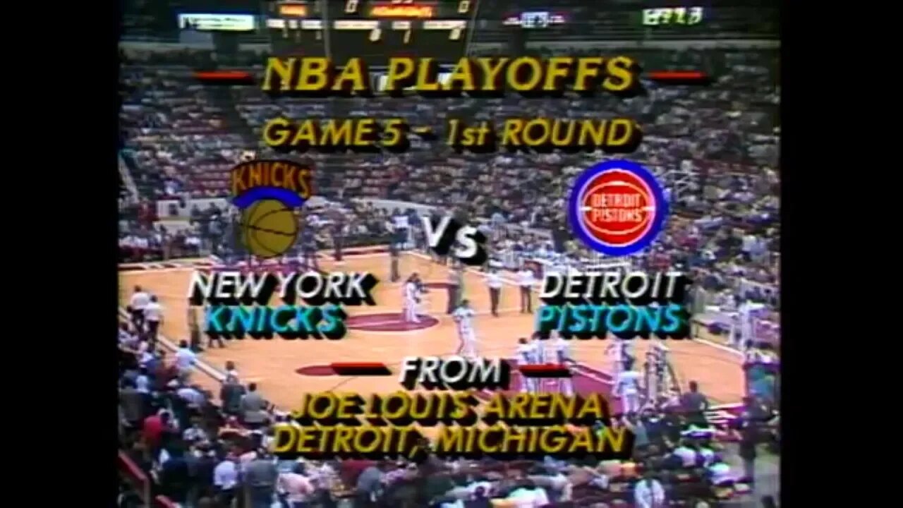 1984-04-27 ECR1 Game 5 New York Knicks vs Detroit Pistons