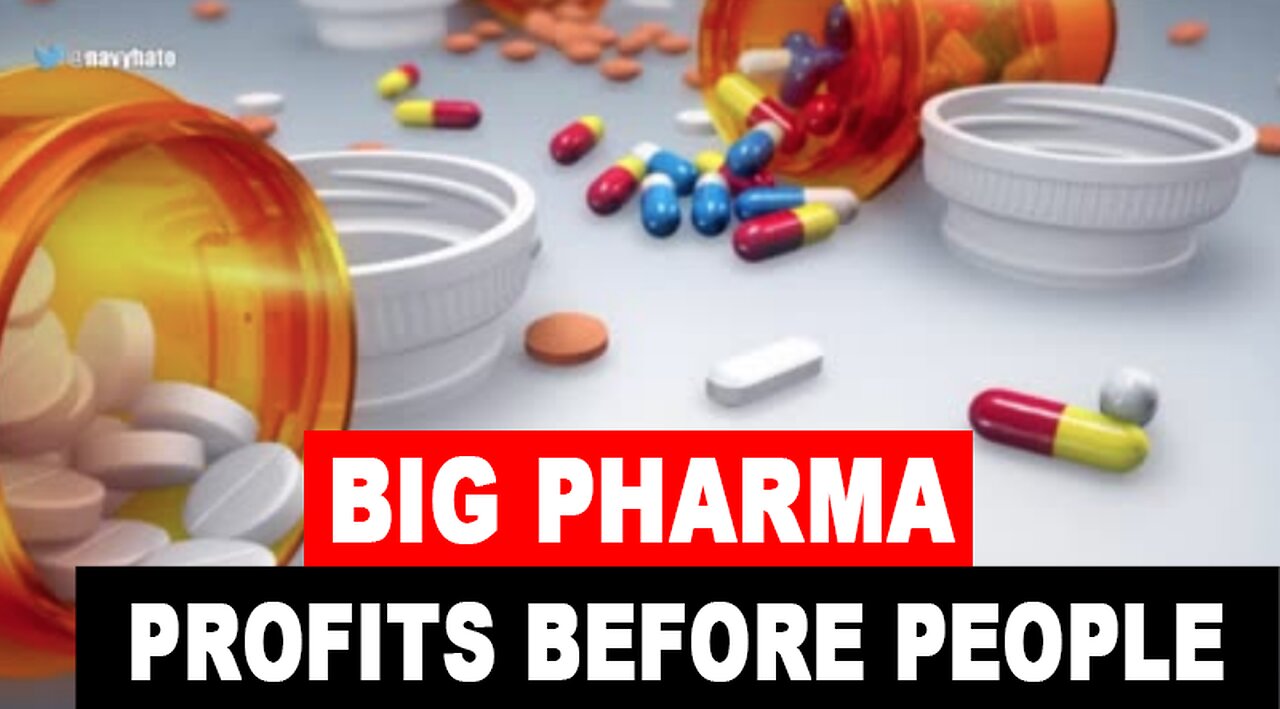 'BIG PHARMA' "PUTTING PROFITS BEFORE PEOPLE" 'PFIZER' 'ASTRAZENECA' 'JOHNSON AND JOHNSON' 'MODERNA'