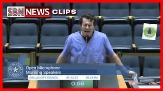 THE VACCINE RAP AT DALLAS CITY HALL BY PRIME TIME #99 ALEX STEIN - 5864